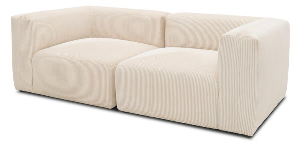 DVOUMÍSTNÁ POHOVKA, textil, krémová MID.YOU - Pohovky, Online Only