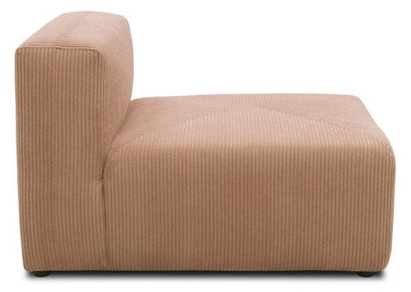 DÍL POHOVKY, textil, růžová, barva růžového zlata MID.YOU - Pohovky, Online Only
