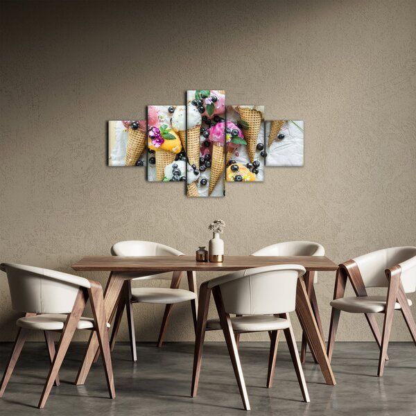 Obraz se zmrzlinami (125x70 cm)