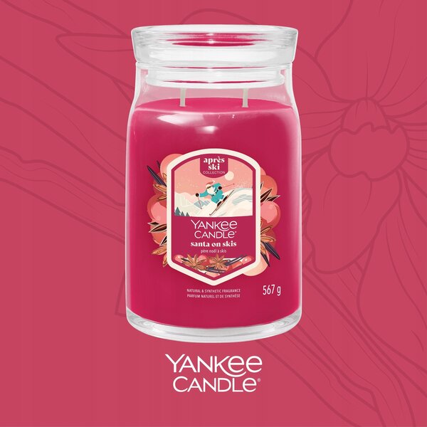 Sójová vonná svíčka Santa On Skies Yankee Candle 1 ks