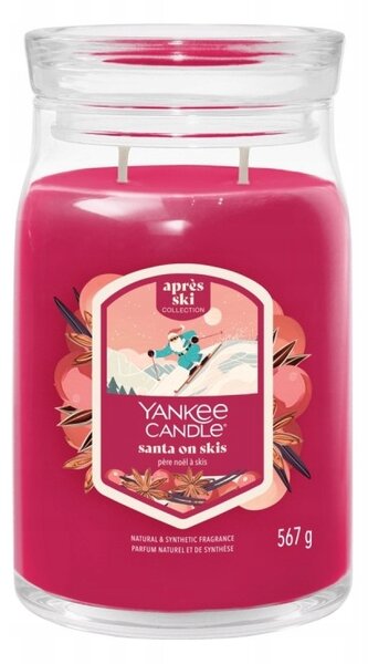 Sójová vonná svíčka Santa On Skies Yankee Candle 1 ks