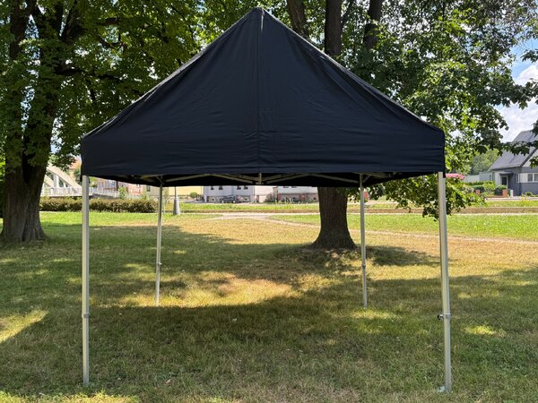 Nůžkový párty stan 3x3 m TENTino BH GABLED Barva opláštění (Zvolte variantu): 1A - BÍLÁ