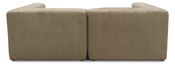 DVOUMÍSTNÁ POHOVKA, textil, jílová barva MID.YOU - Pohovky, Online Only