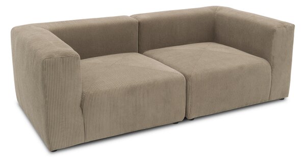 DVOUMÍSTNÁ POHOVKA, textil, jílová barva MID.YOU - Pohovky, Online Only