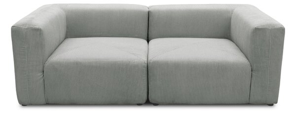 DVOUMÍSTNÁ POHOVKA, textil, světle šedá MID.YOU - Pohovky, Online Only