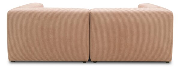 DVOUMÍSTNÁ POHOVKA, textil, růžová, barva růžového zlata MID.YOU - Pohovky, Online Only