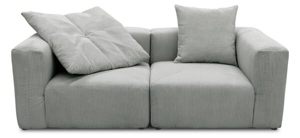 DVOUMÍSTNÁ POHOVKA, textil, světle šedá MID.YOU - Pohovky, Online Only