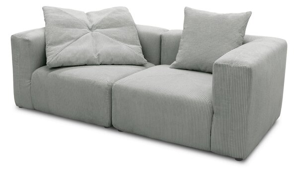 DVOUMÍSTNÁ POHOVKA, textil, světle šedá MID.YOU - Pohovky, Online Only
