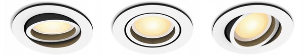 Bodová světla kulatý Philips Hue bílá