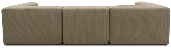 TŘÍMÍSTNÁ POHOVKA, textil, jílová barva MID.YOU - Pohovky, Online Only