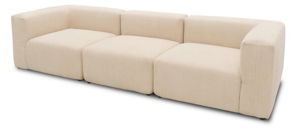 TŘÍMÍSTNÁ POHOVKA, textil, krémová MID.YOU - Pohovky, Online Only