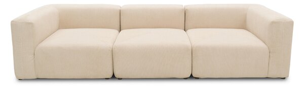 TŘÍMÍSTNÁ POHOVKA, textil, krémová MID.YOU - Pohovky, Online Only