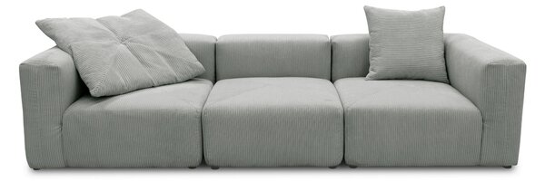 TŘÍMÍSTNÁ POHOVKA, textil, světle šedá MID.YOU - Pohovky, Online Only
