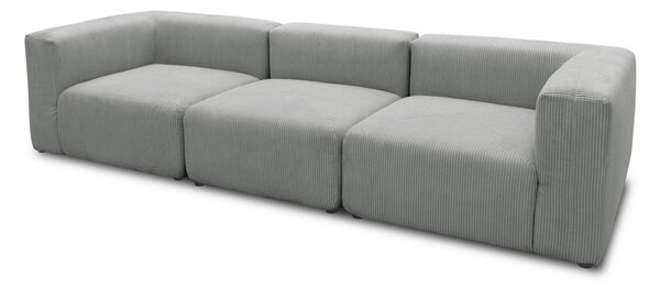 TŘÍMÍSTNÁ POHOVKA, textil, světle šedá MID.YOU - Pohovky, Online Only