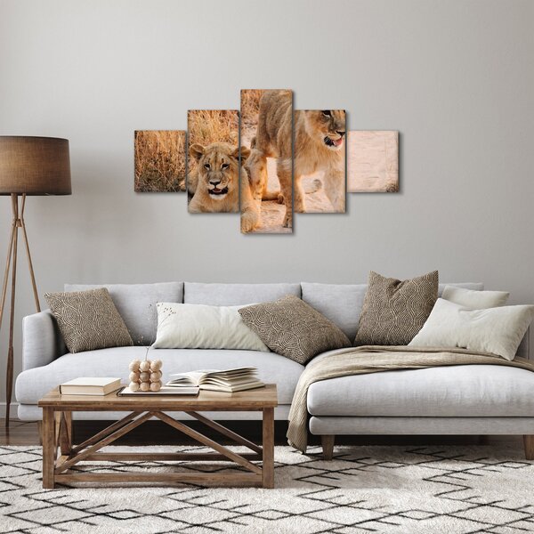 Obraz lvíčat (125x70 cm)