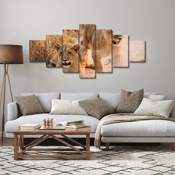 Obraz lvíčat (210x100 cm)
