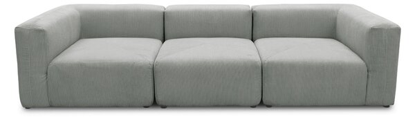 TŘÍMÍSTNÁ POHOVKA, textil, světle šedá MID.YOU - Pohovky, Online Only