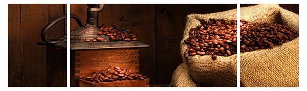 Obraz kávy (170x50 cm)