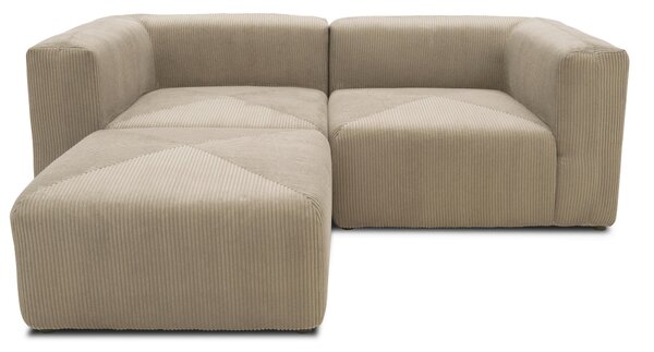 ROHOVÁ SEDAČKA, textil, jílová barva MID.YOU - Online Only sedačky, Online Only