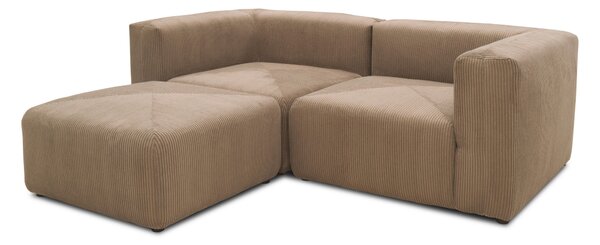 ROHOVÁ SEDAČKA, textil, jílová barva MID.YOU - Online Only sedačky, Online Only