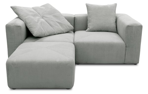 ROHOVÁ SEDAČKA, textil, světle šedá MID.YOU - Online Only sedačky, Online Only