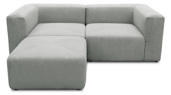 ROHOVÁ SEDAČKA, textil, světle šedá MID.YOU - Online Only sedačky, Online Only