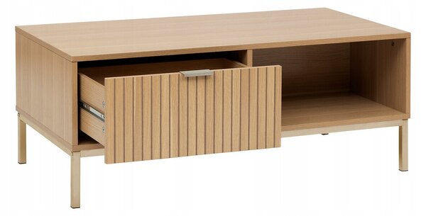 Konferenční stolek 5five Simply Smart obdélníkový 100 x 50 x 40 cm, béžové odstíny