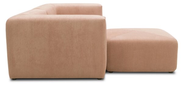 ROHOVÁ SEDAČKA, textil, růžová, barva růžového zlata MID.YOU - Online Only sedačky, Online Only