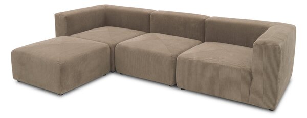 ROHOVÁ SEDAČKA, textil, jílová barva MID.YOU - Online Only sedačky, Online Only