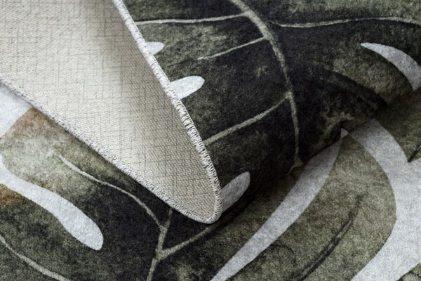 Koberec MIRO 52102.801 listy Monstera, zelený