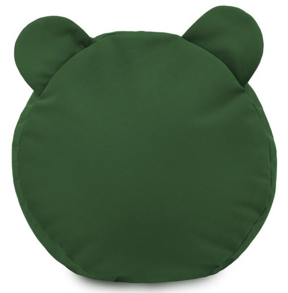 Plyšová podnožka TEDDY tmavě zelená
