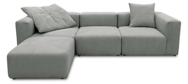 ROHOVÁ SEDAČKA, textil, světle šedá MID.YOU - Online Only sedačky, Online Only