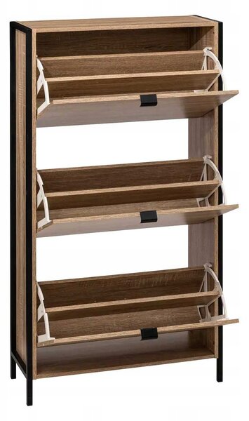 5five Simply Smart Botník 63,2 x 122 x 24 cm Odstíny hnědé