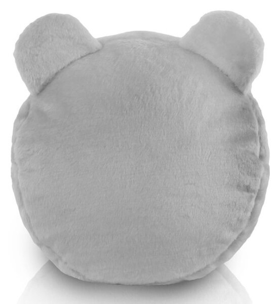 Plyšová podnožka TEDDY Yeti šedá