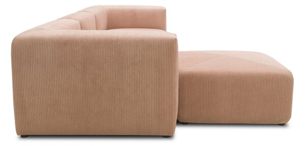 ROHOVÁ SEDAČKA, textil, růžová, barva růžového zlata MID.YOU - Online Only sedačky, Online Only
