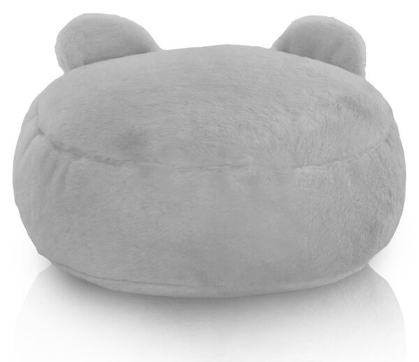 Plyšová podnožka TEDDY Yeti šedá