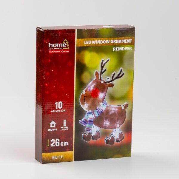 LED vánoční dekorace do okna 10xLED/3xAAA