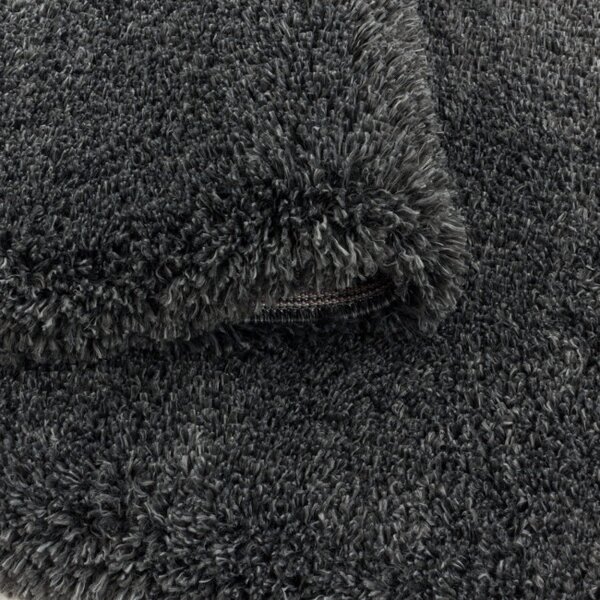 Koberec Fluffy Super Soft šedý kruh
