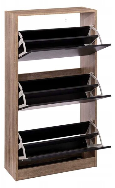 Botník 5five Simply Smart 60 x 119 x 23,3 cm černá