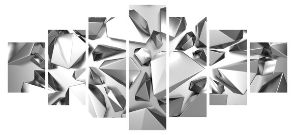 Obraz 3D abstrakce (210x100 cm)