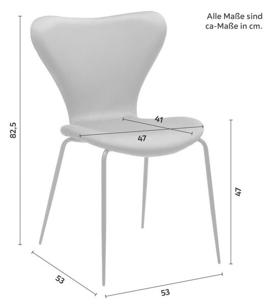 Jídelní židle ALICIA tmavě modrá