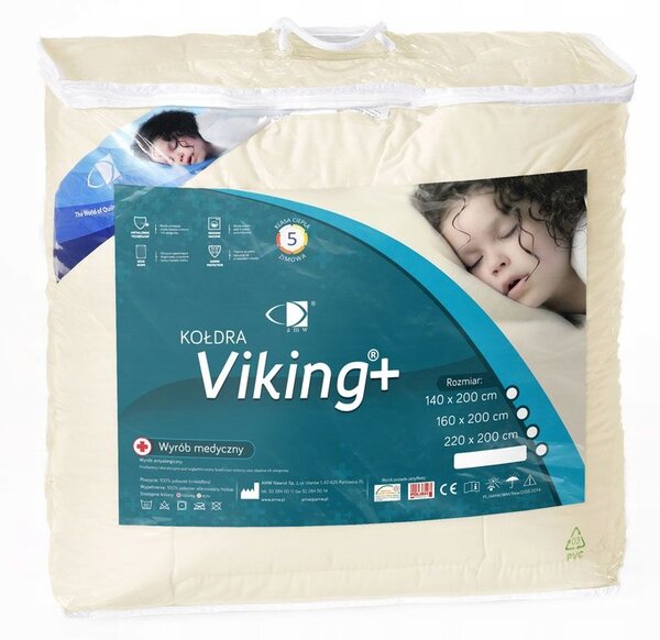 Antialergická přikrývka 140x200 Viking Plus 1,10 kg