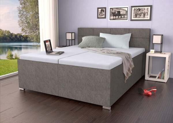 Vysoká čalouněná postel Laura 160x200 cm - výběr barev