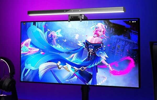 BlitzWolf BW-CML6 Lampa na monitor LED lampa RGB USB Dálkový Ovladač Regulace barev
