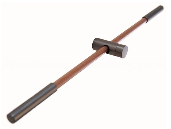 Designové nástěnné hodiny Nomon Merlin Walnut Graphite 125cm