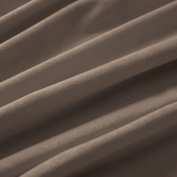 Biante Sametový obdélníkový ubrus Velvet Premium SVP-005 Světle hnědý 50x100 cm