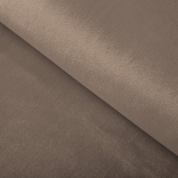 Biante Sametový obdélníkový ubrus Velvet Premium SVP-005 Světle hnědý 50x100 cm