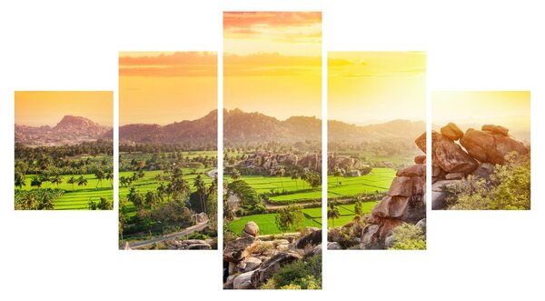 Obraz Hampi údolí v Indii (125x70 cm)