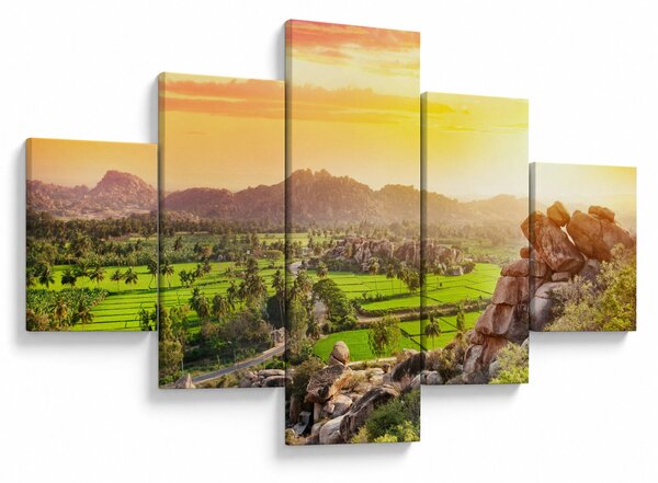 Obraz Hampi údolí v Indii (125x70 cm)