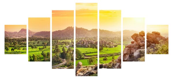 Obraz Hampi údolí v Indii (210x100 cm)